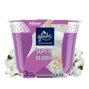 Glade 6.8oz Candle Lto - Super Bloom